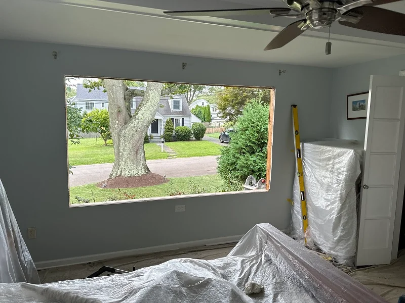 Clean and tidy window replacement